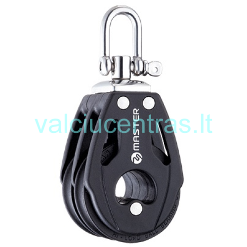 Master dvigubas pasukamas blokas su šekeliu 75mm Master dvigubas pasukamas blokas su šekeliu 75mm